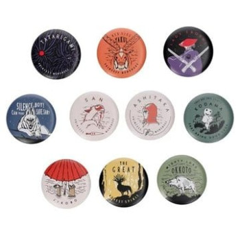 Prinzessin Mononoke Ansteck-Buttons Vintage 6 cm Blind Box Sortiment