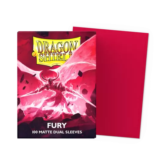 Dragonshield Fury - Matte Dual Sleeves Standard Size