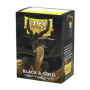 Dragon Shield Sleeves - Standard size - Matte Dual - Black & Gold (100 Sleeves)