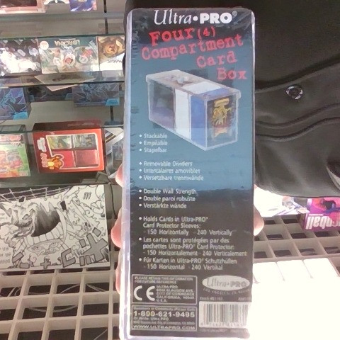 Ultra Pro Four Compartment Card Box Ultra Pro Four Compartment Card Box