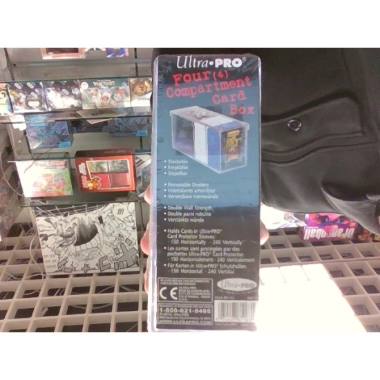 Ultra Pro Four Compartment Card Box Ultra Pro Four Compartment Card Box