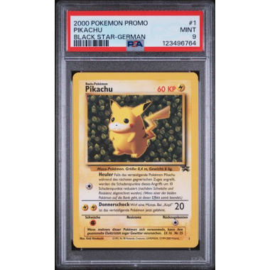 Pikachu Black Star Promo PSA 9[DE/NM]
