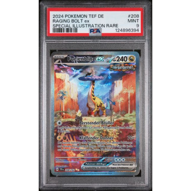 Raging Bolt ex / Furienblitz-ex (TEF-208) PSA 9[DE/NM]