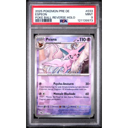 #033 PSIANA POKE BALL REVERSE HOLO PSA 9[DE/NM]