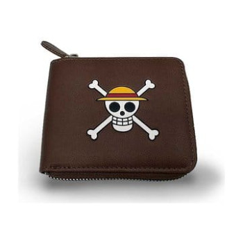 One Piece Geldbörse Man Zip Skull