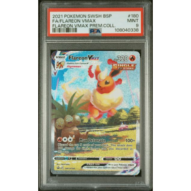 Flareon VMAX / Flamara VMAX (SP-180) PSA 9[EN/NM]