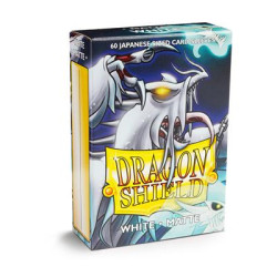 Dragon Shield Small Sleeves - Japanese Matte White (60 Sleeves) Dragon Shield Small Sleeves - Japanese Matte White (60 Sleeves)
