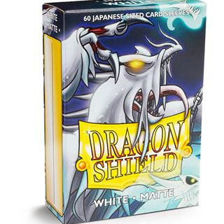 Dragon Shield Small Sleeves - Japanese Matte White (60 Sleeves)