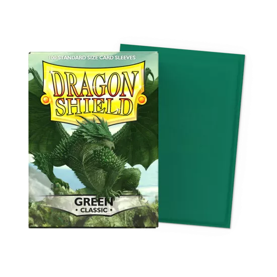 Dragonshield 100 Green - Classic Sleeves