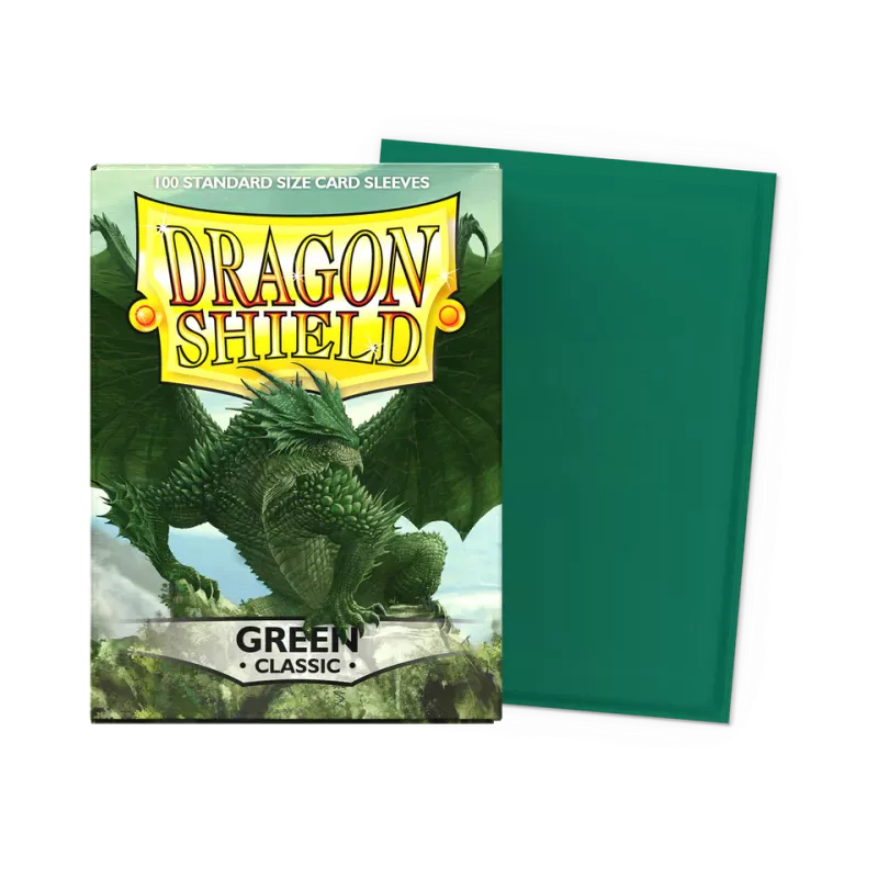 Dragonshield 100 Green - Classic Sleeves