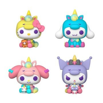 Sanrio POP! Vinyl Figuren 4-Pack Hello Kitty Unicorn Outfit Black Friday Bundle