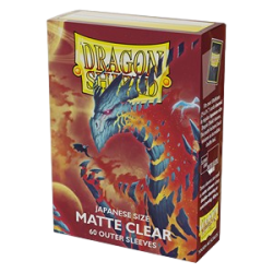 Dragon Shield 60 Japanese Size Outer Sleeves - Matte Clear