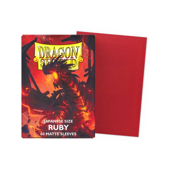 Dragonshield 60 Ruby - Matte Sleeves