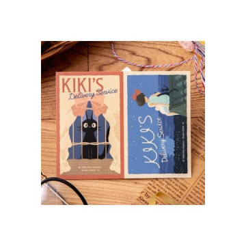 Kikis kleiner Lieferservice Sticker Kiki & Jiji Retro
