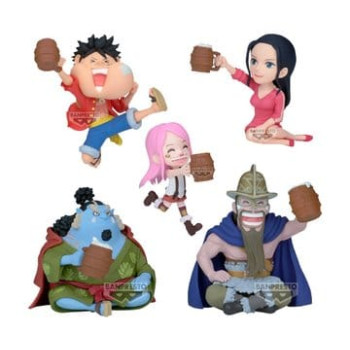 One Piece World Collectable Figure Minifiguren 7 cm Banquet 1 Blind Box