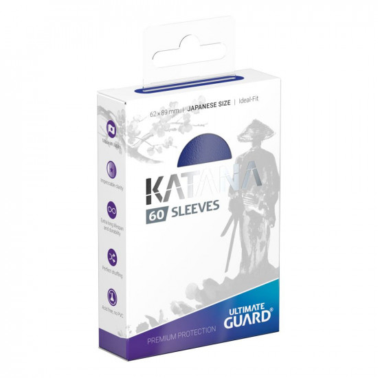 Ultimate Guard - Katana Blau - Small/Jap 60 Sleeves Ultimate Guard - Katana Blau - Small/Jap 60 Sleeves